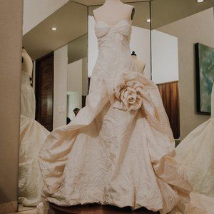 Ines Di Santo Couture Collection Wedding Dress: Camelia, 18, Ivory